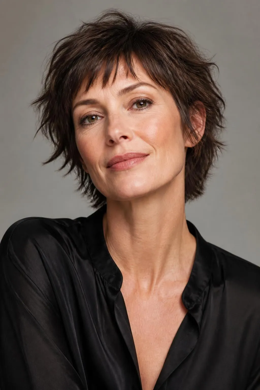 18 Short Shag Haircuts For Women Over 40 With Fine Hair That Add Instant Fullness