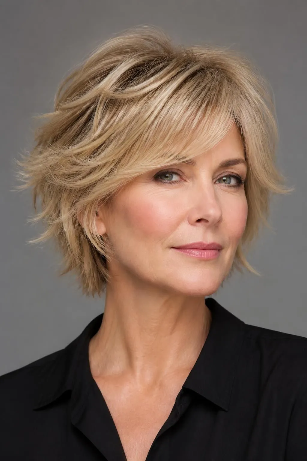 18 Short Shag Haircuts For Women Over 40 With Fine Hair That Add Instant Fullness