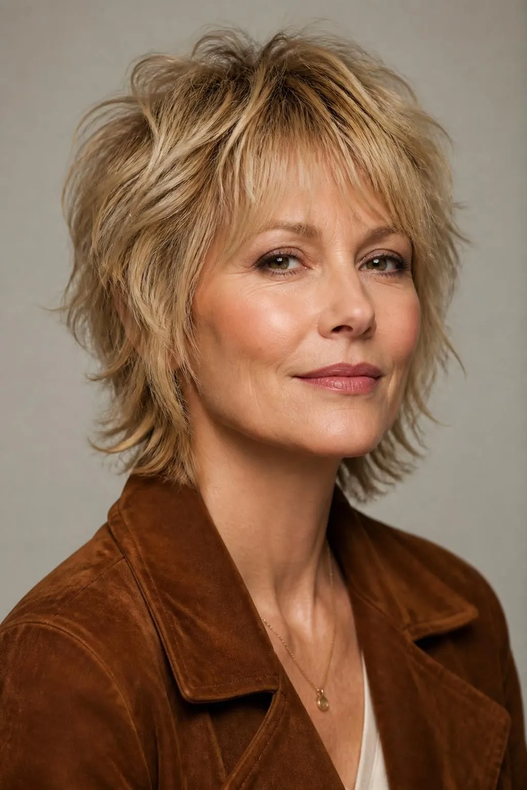 18 Short Shag Haircuts For Women Over 40 With Fine Hair That Add Instant Fullness