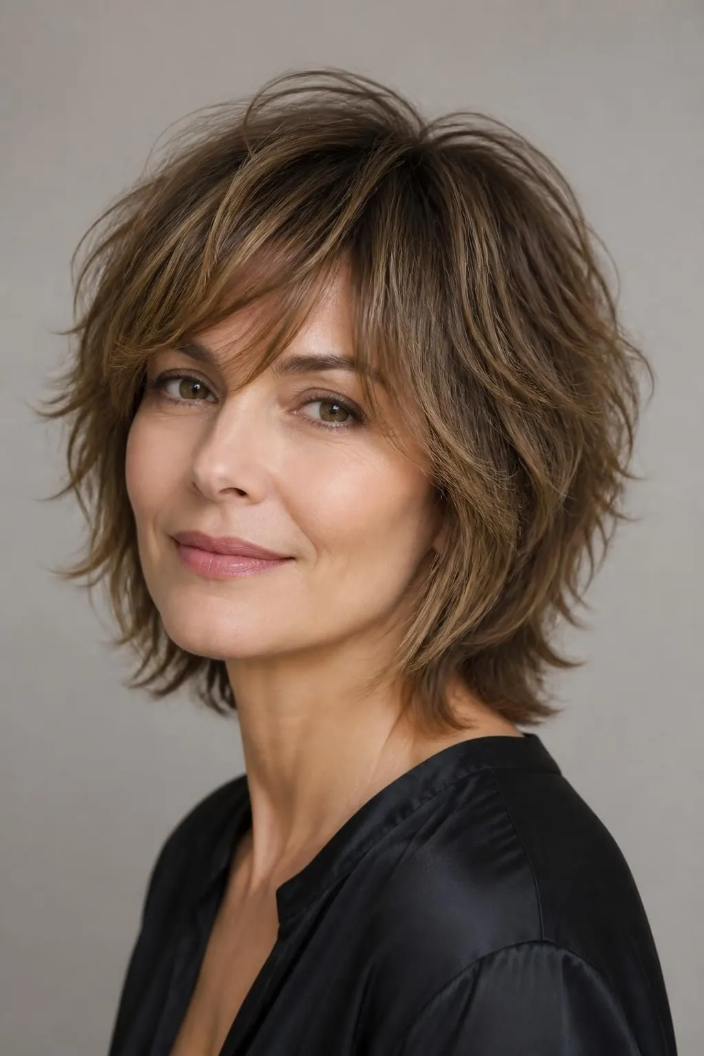 18 Short Shag Haircuts For Women Over 40 With Fine Hair That Add Instant Fullness