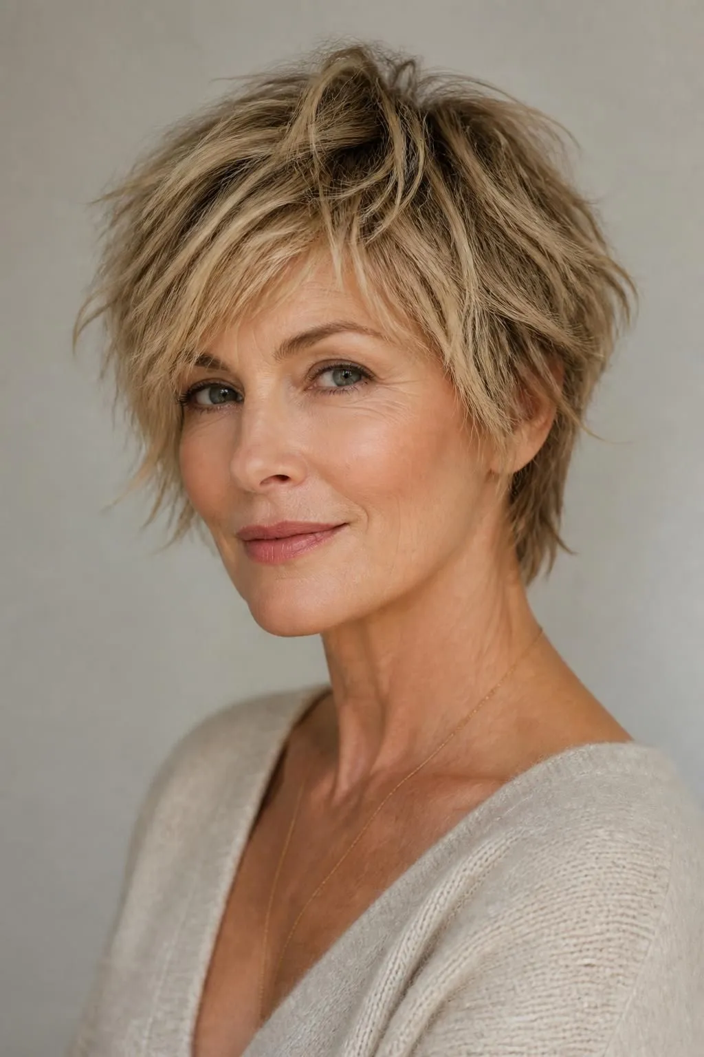 18 Textured Short Shag Haircuts for Women Over 50 Wanting an Effortless Cool Style 4 18 Textured Short Shag Haircuts for Women Over 50 Wanting an Effortless Cool Style