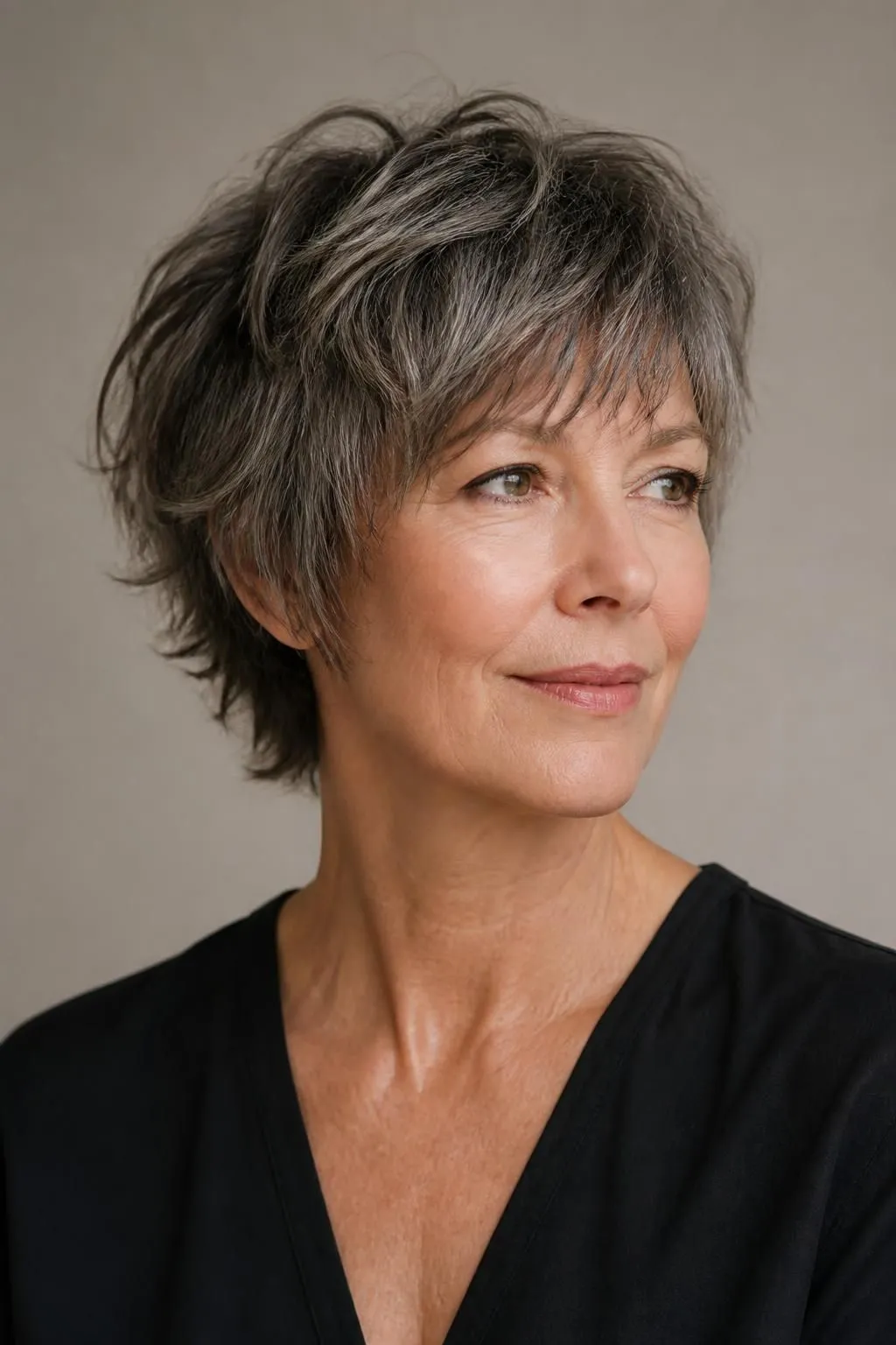 18 Textured Short Shag Haircuts for Women Over 50 Wanting an Effortless Cool Style 6 18 Textured Short Shag Haircuts for Women Over 50 Wanting an Effortless Cool Style