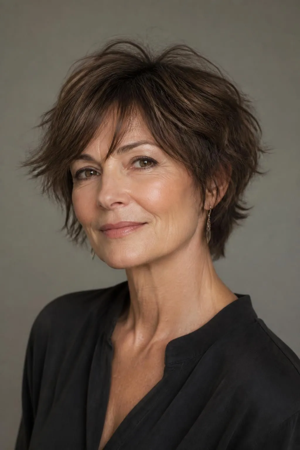 18 Textured Short Shag Haircuts for Women Over 50 Wanting an Effortless Cool Style 8 18 Textured Short Shag Haircuts for Women Over 50 Wanting an Effortless Cool Style