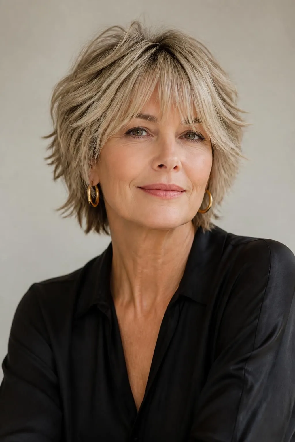 18 Textured Short Shag Haircuts for Women Over 50 Wanting an Effortless Cool Style 9 18 Textured Short Shag Haircuts for Women Over 50 Wanting an Effortless Cool Style