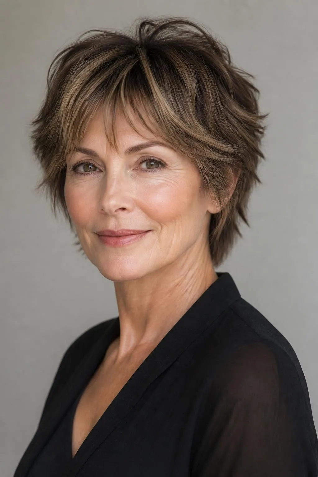 18 Textured Short Shag Haircuts for Women Over 50 Wanting an Effortless Cool Style 11 18 Textured Short Shag Haircuts for Women Over 50 Wanting an Effortless Cool Style