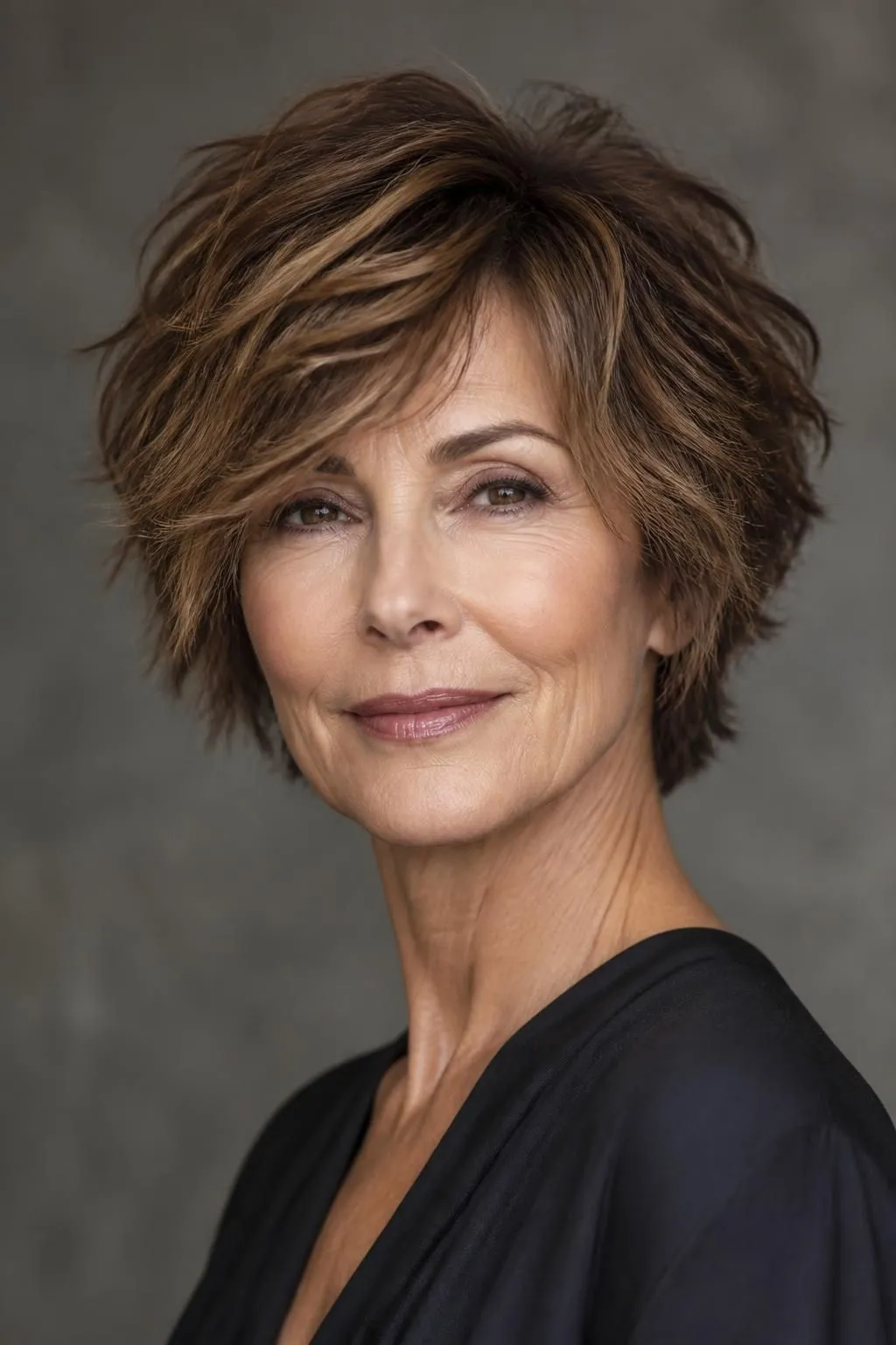 18 Textured Short Shag Haircuts for Women Over 50 Wanting an Effortless Cool Style 12 18 Textured Short Shag Haircuts for Women Over 50 Wanting an Effortless Cool Style