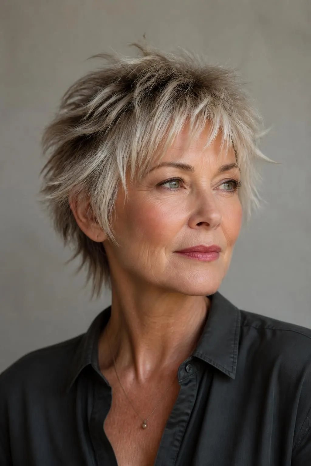 18 Textured Short Shag Haircuts for Women Over 50 Wanting an Effortless Cool Style 14 18 Textured Short Shag Haircuts for Women Over 50 Wanting an Effortless Cool Style