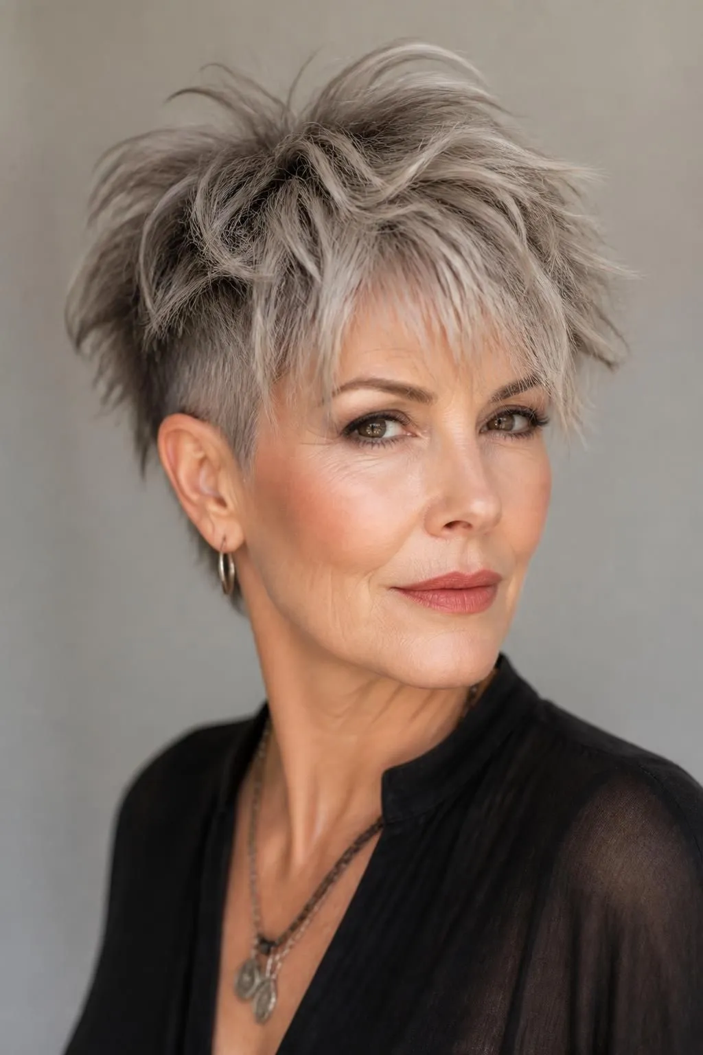 18 Textured Short Shag Haircuts for Women Over 50 Wanting an Effortless Cool Style 16 18 Textured Short Shag Haircuts for Women Over 50 Wanting an Effortless Cool Style