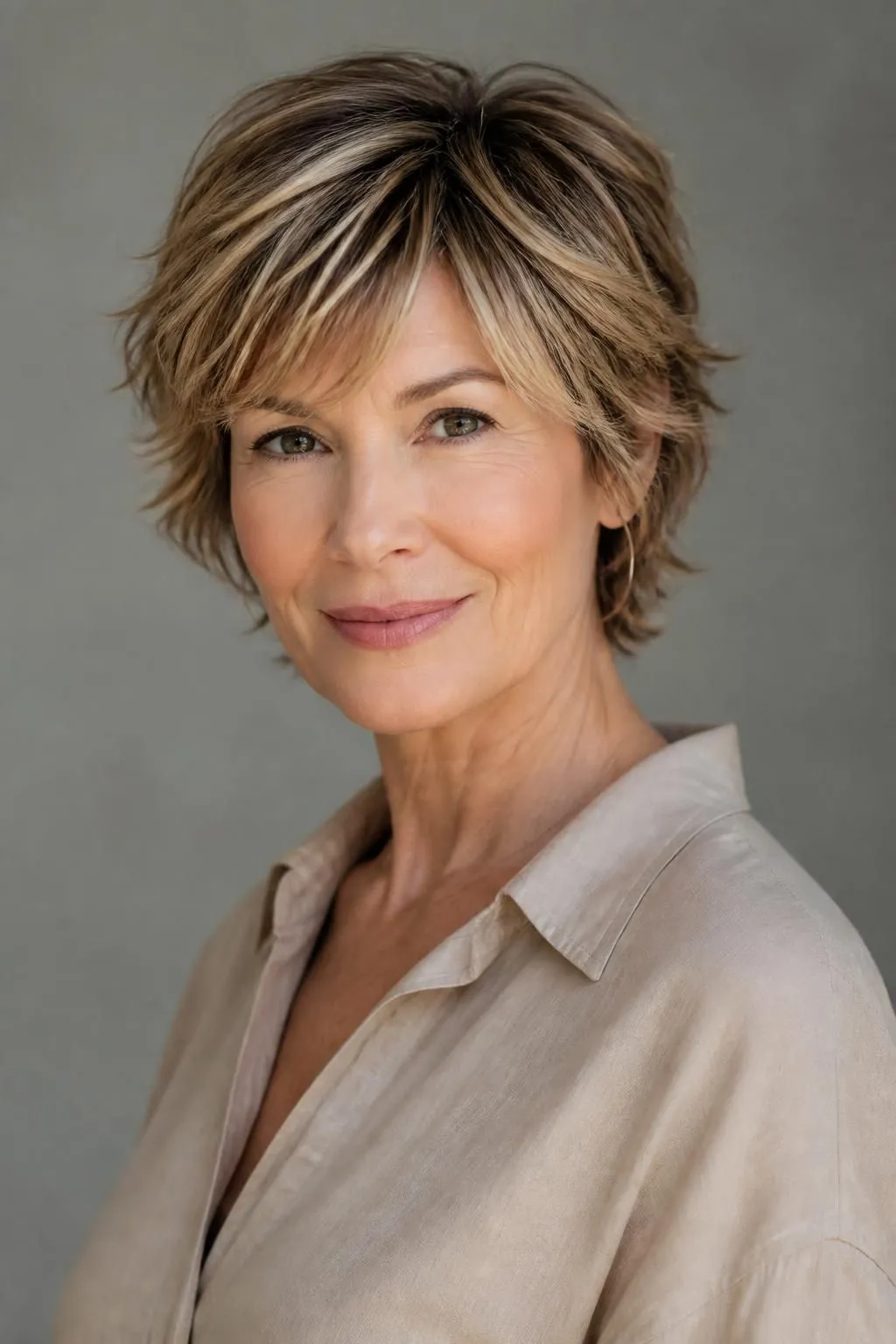 18 Textured Short Shag Haircuts for Women Over 50 Wanting an Effortless Cool Style 17 18 Textured Short Shag Haircuts for Women Over 50 Wanting an Effortless Cool Style