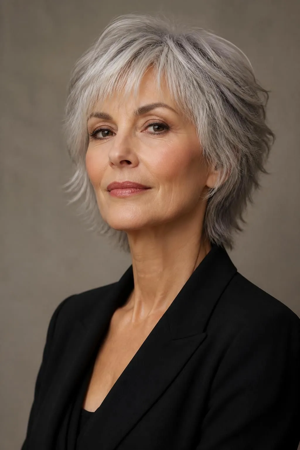 15 Short Shag Haircuts for Women Over 50 With Gray Hair Wanting a Stunning Look 1 15 Short Shag Haircuts for Women Over 50 With Gray Hair Wanting a Stunning Look