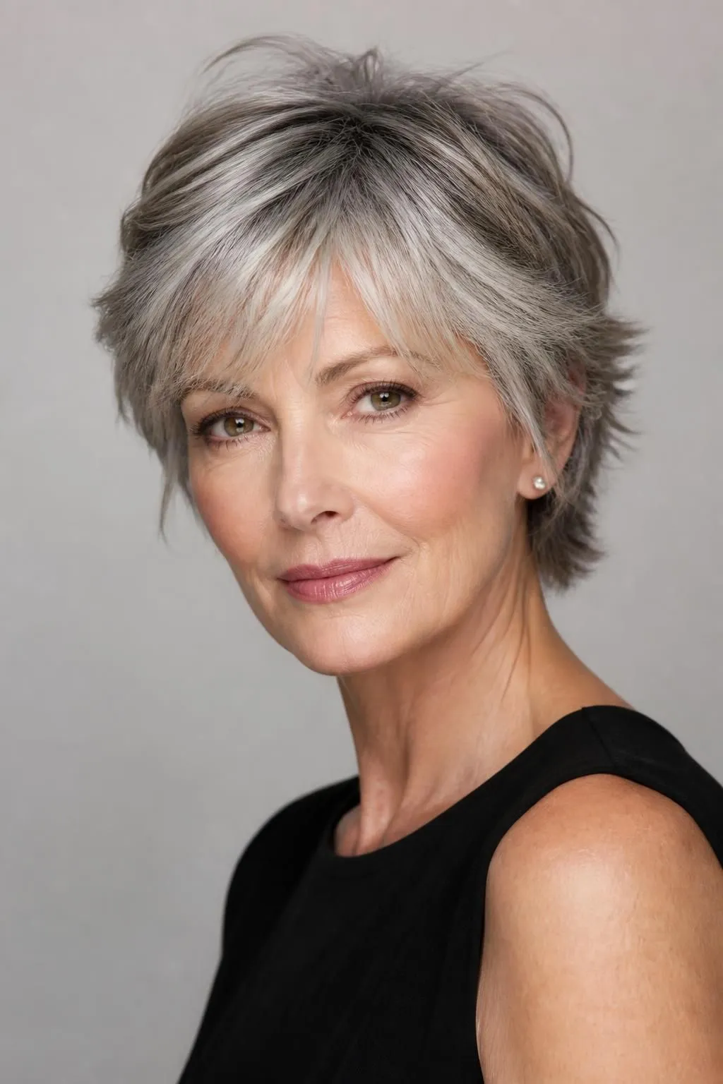 15 Short Shag Haircuts for Women Over 50 With Gray Hair Wanting a Stunning Look 5 15 Short Shag Haircuts for Women Over 50 With Gray Hair Wanting a Stunning Look