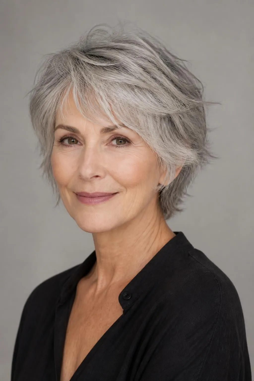 15 Short Shag Haircuts for Women Over 50 With Gray Hair Wanting a Stunning Look 6 15 Short Shag Haircuts for Women Over 50 With Gray Hair Wanting a Stunning Look