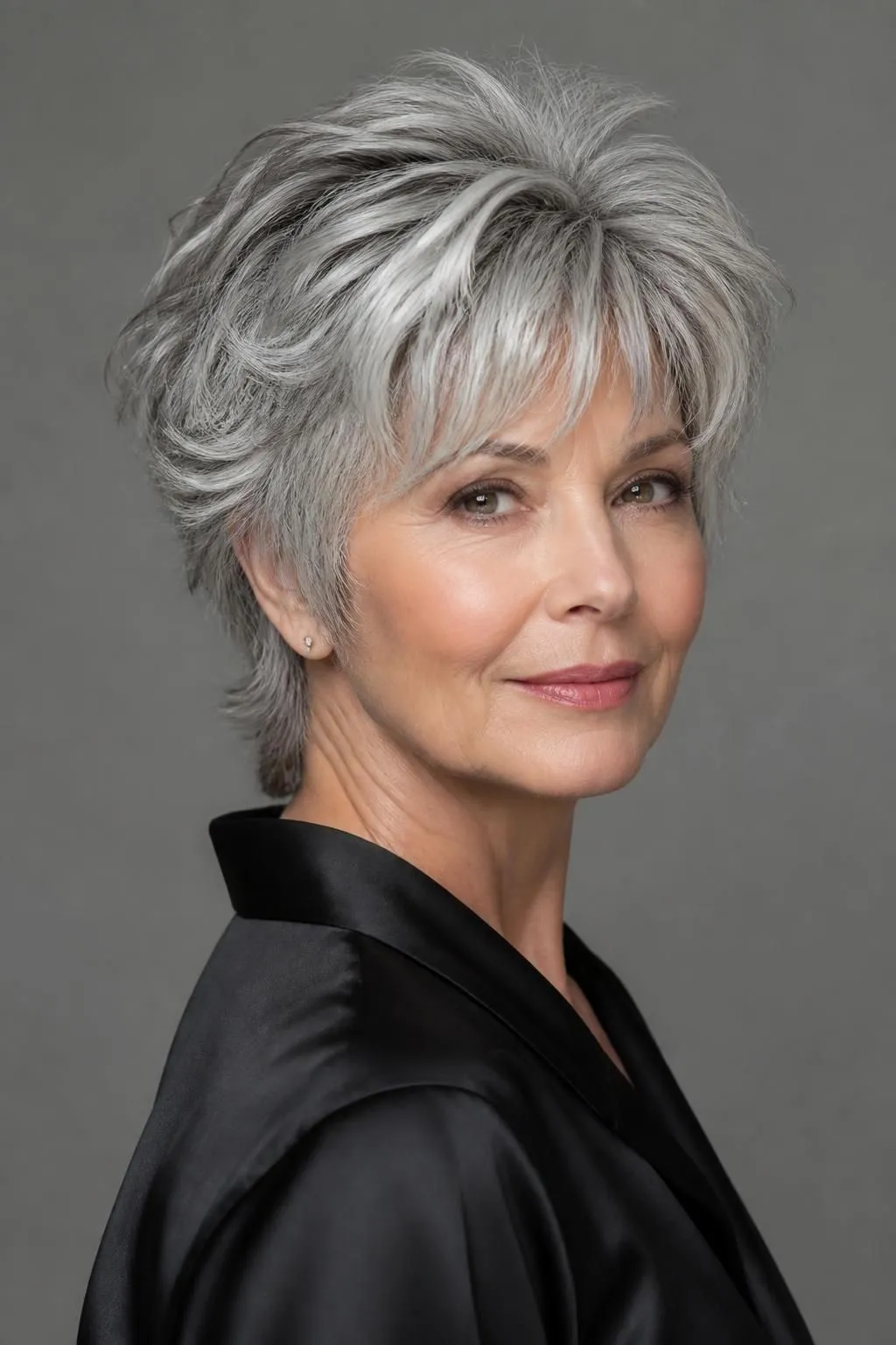 15 Short Shag Haircuts for Women Over 50 With Gray Hair Wanting a Stunning Look 11 15 Short Shag Haircuts for Women Over 50 With Gray Hair Wanting a Stunning Look