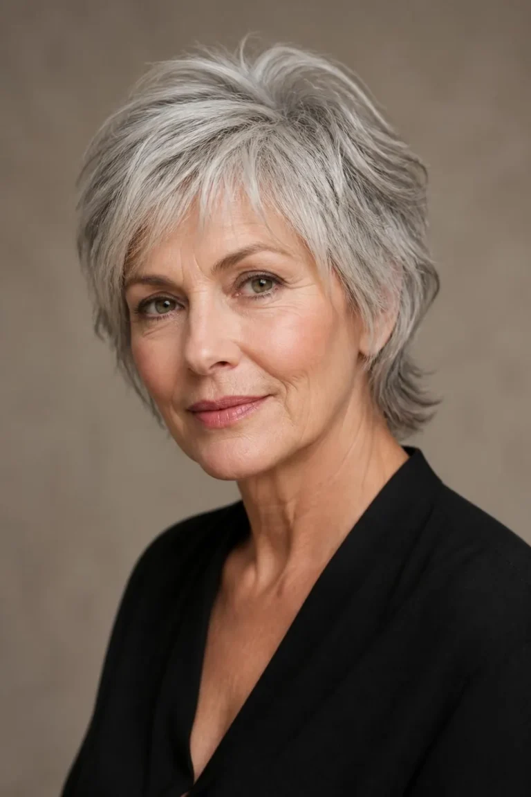 18 Short Shag Haircuts for Women Over 60 With Fine, Thinning Hair