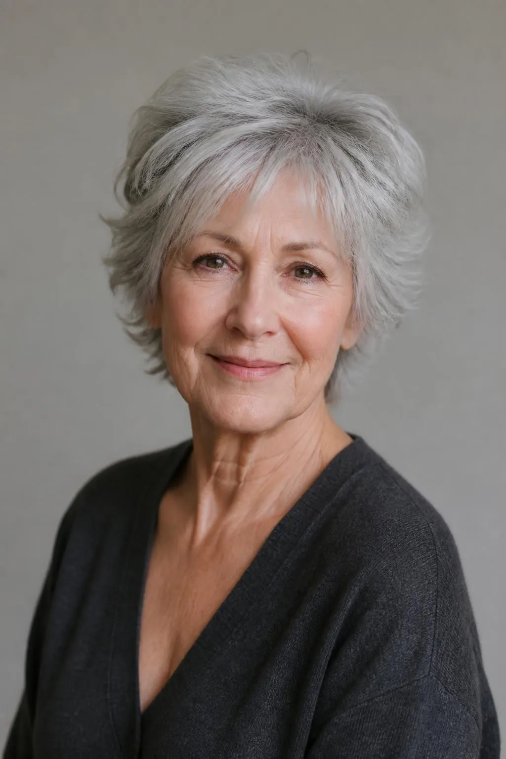 18 Short Shag Haircuts for Women Over 70 With Thinning Hair Wanting Soft Volume