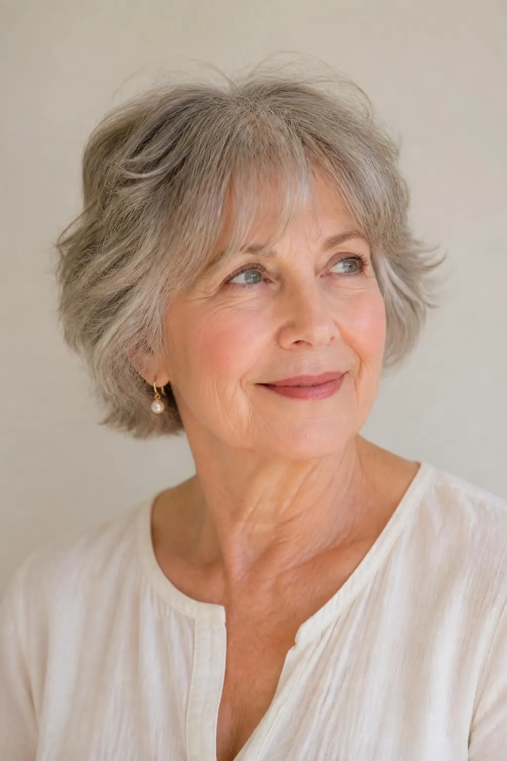 18 Short Shag Haircuts for Women Over 70 With Thinning Hair Wanting Soft Volume