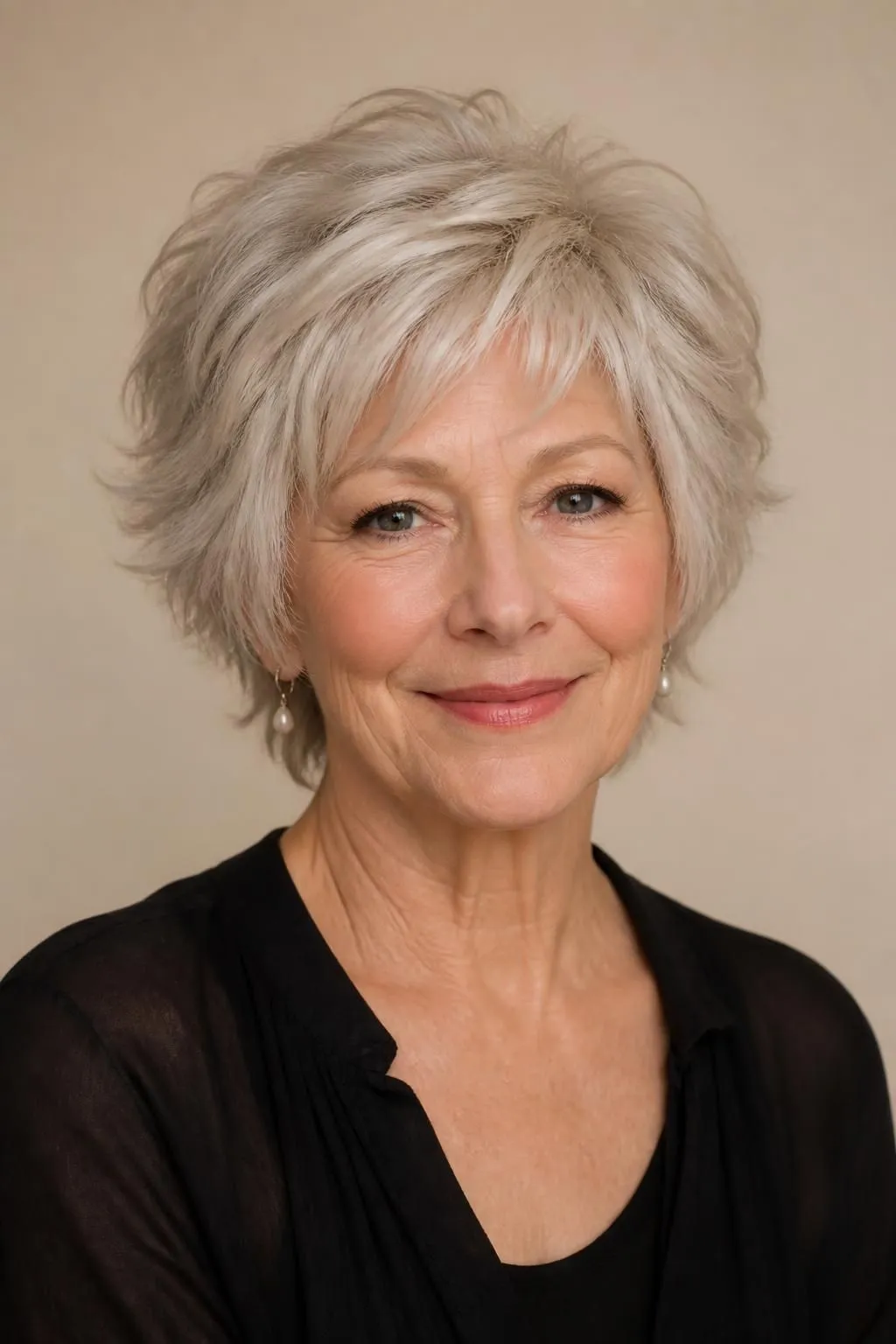 18 Short Shag Haircuts for Women Over 70 With Thinning Hair Wanting Soft Volume