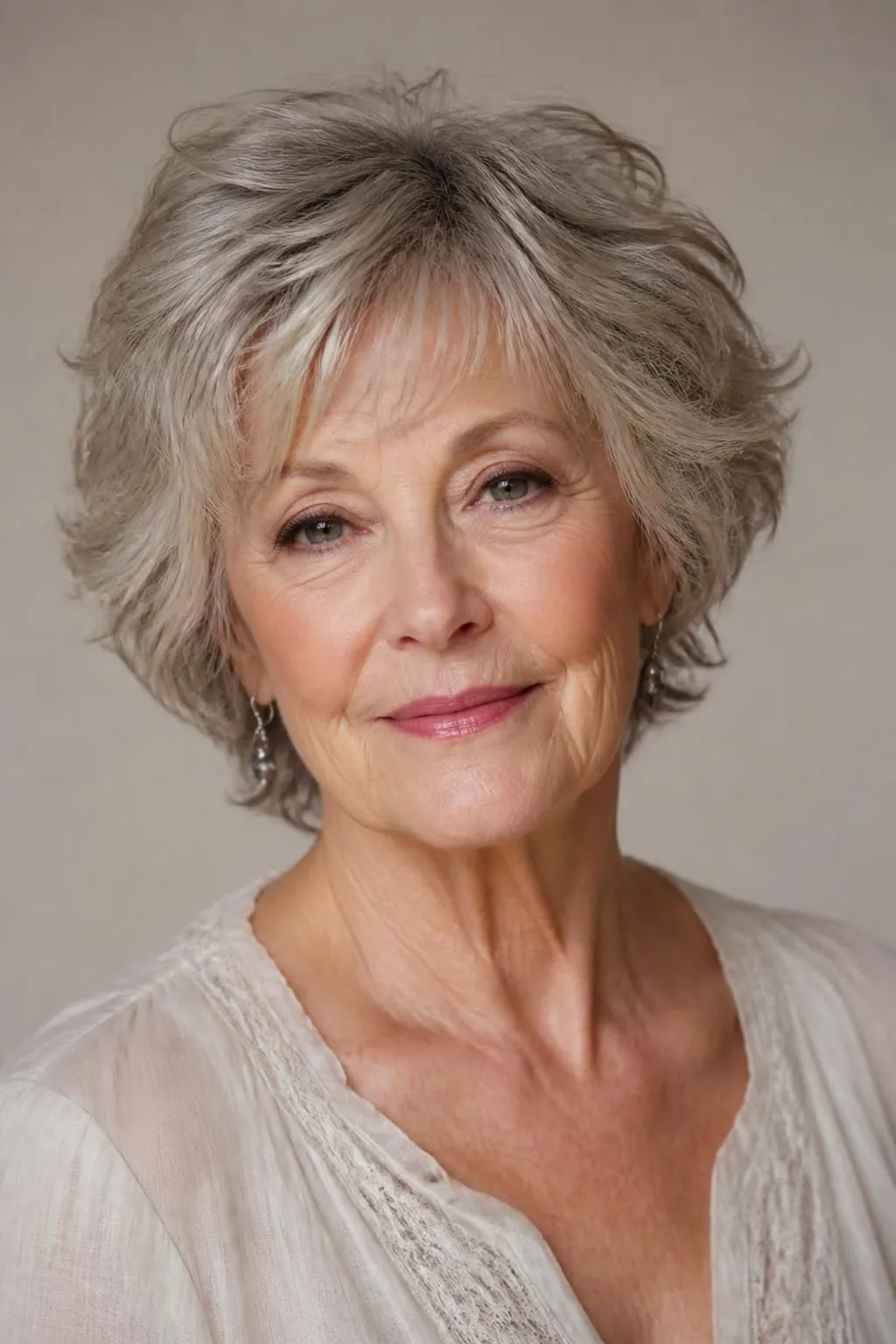 18 Short Shag Haircuts for Women Over 70 With Thinning Hair Wanting Soft Volume