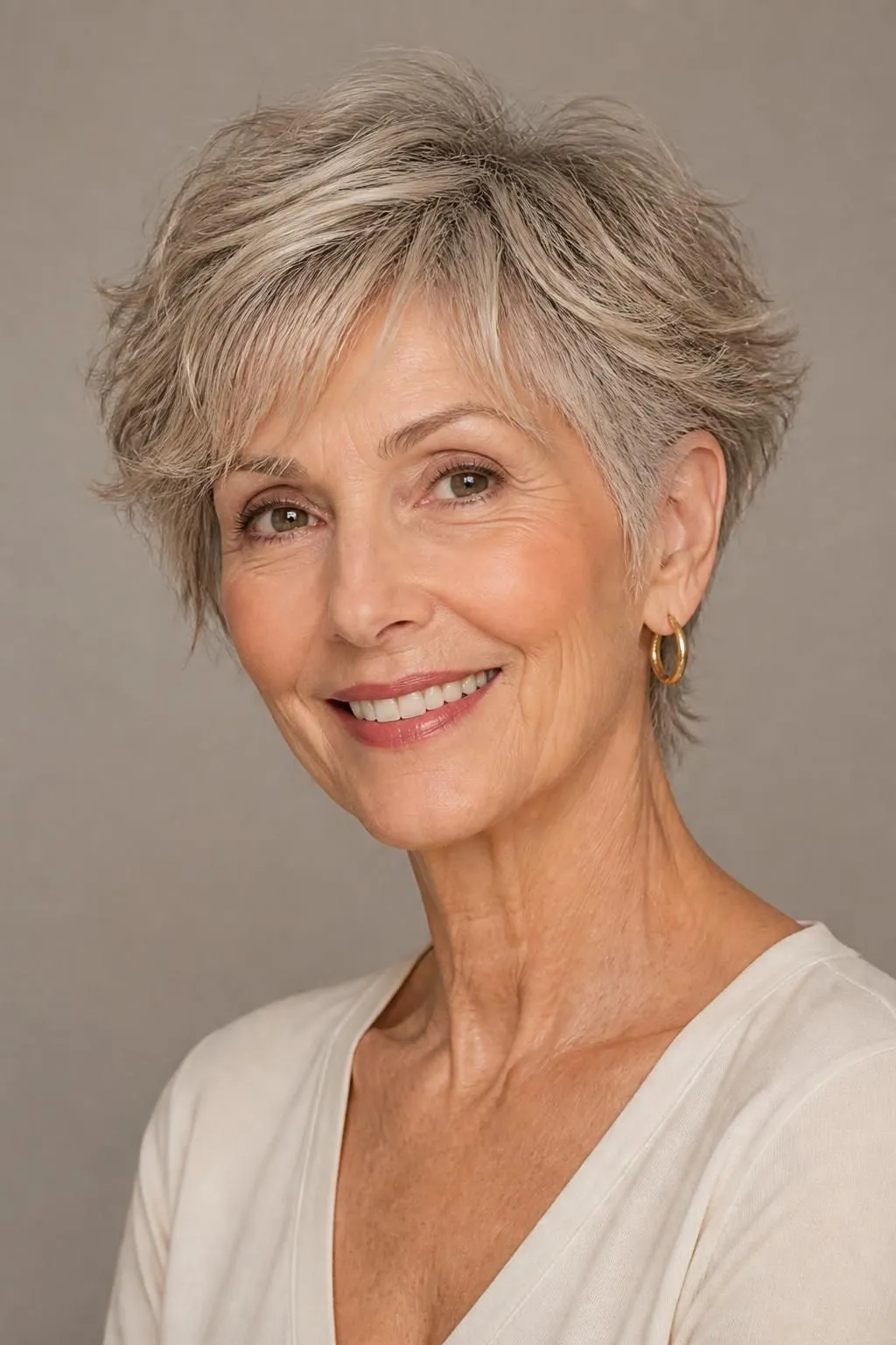 18 Short Shag Haircuts for Women Over 70 With Thinning Hair Wanting Soft Volume