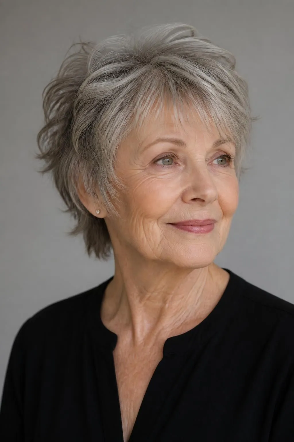 18 Short Shag Haircuts for Women Over 70 With Thinning Hair Wanting Soft Volume
