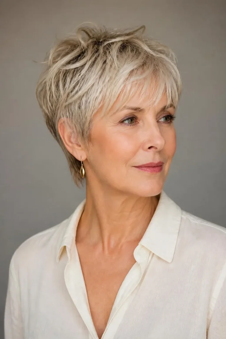 14 Short Shag Hairstyles for Thin Fine Hair Over 50 Wanting an Effortless Chic Cut