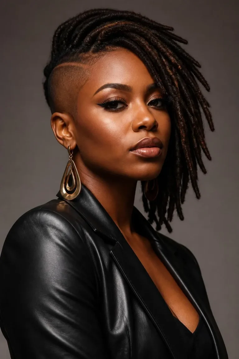 10 Side Shaved Dreadloc Styles for Black Women Who Want a Fierce Upgrade