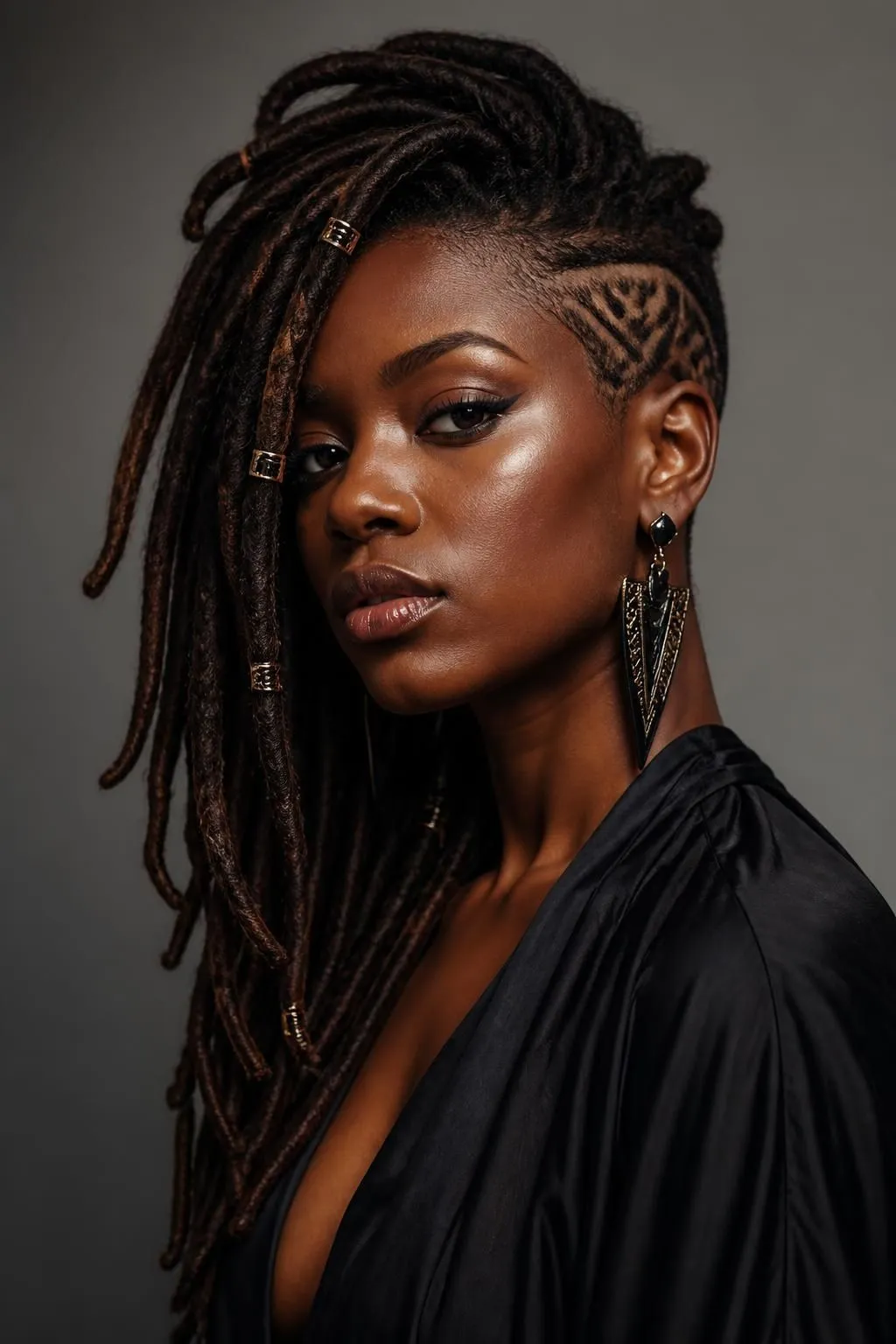 10 Side Shaved Dreadloc Styles for Black Women Who Want a Fierce Upgrade
