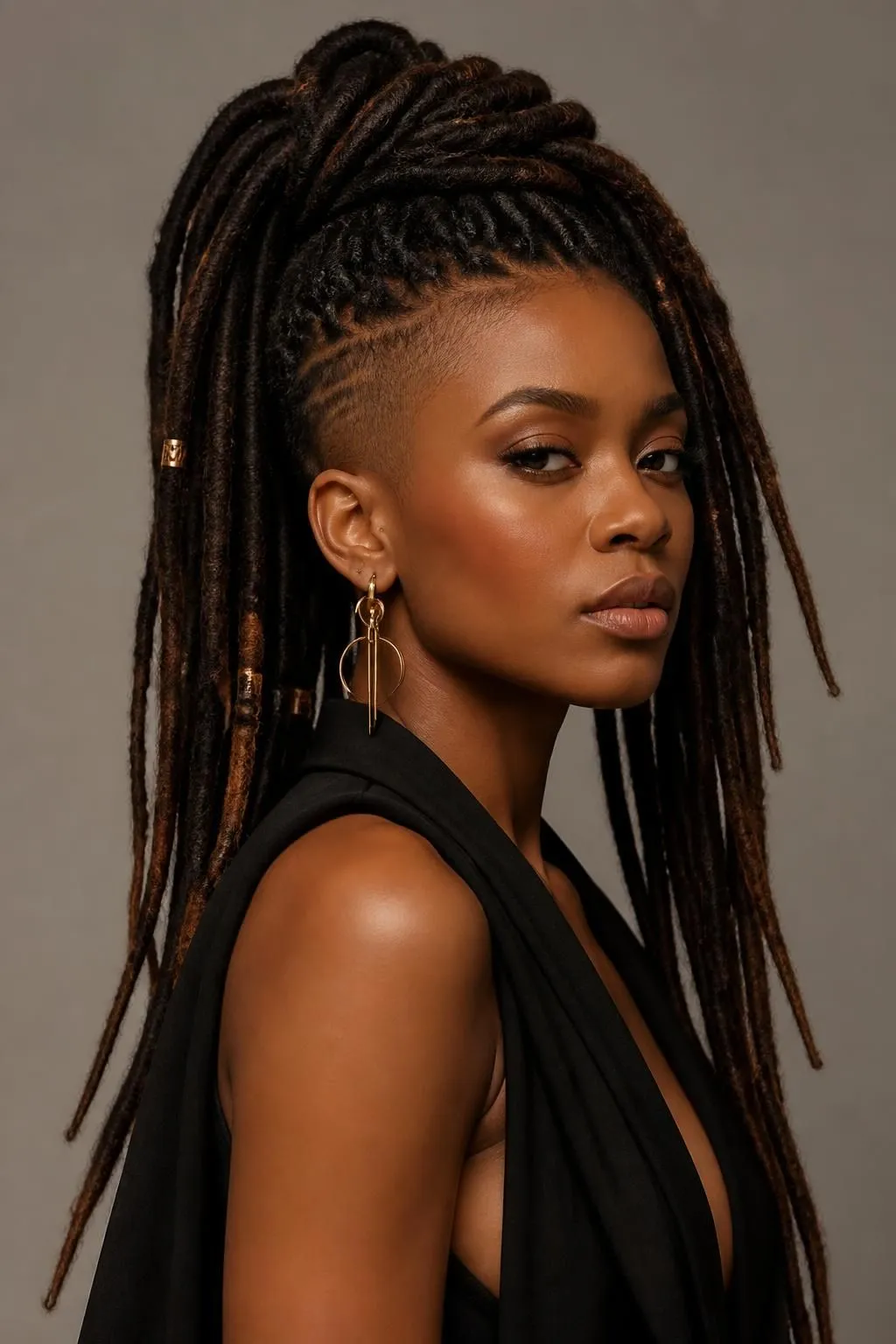10 Side Shaved Dreadloc Styles for Black Women Who Want a Fierce Upgrade