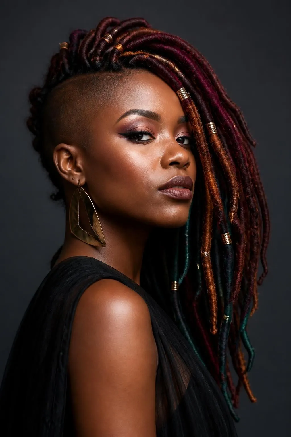 10 Side Shaved Dreadloc Styles for Black Women Who Want a Fierce Upgrade