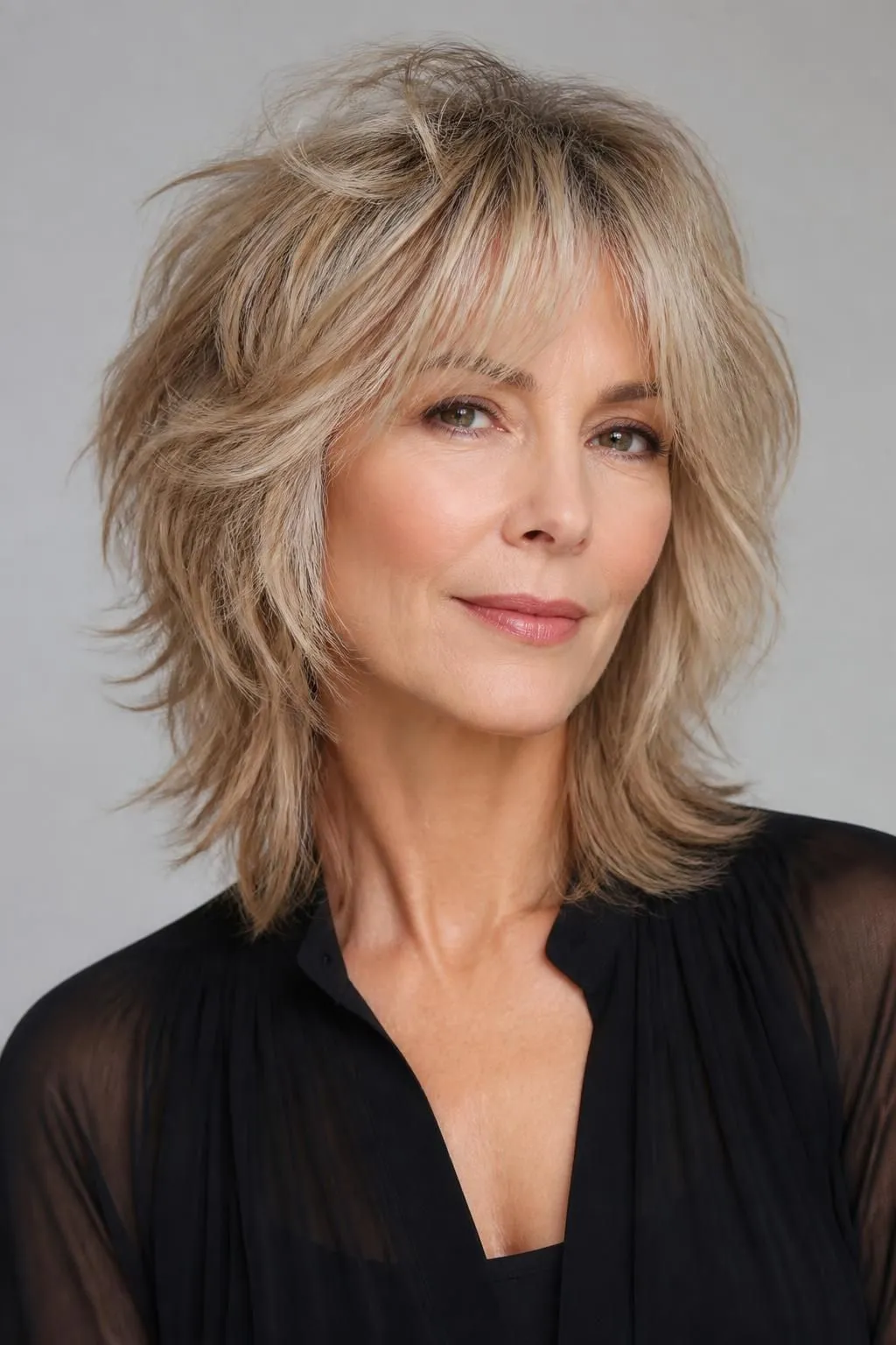 17 Textured Shag Hairstyles for Fine Hair Over 50 Wanting a Bold Modern Makeover 4 17 Textured Shag Hairstyles for Fine Hair Over 50 Wanting a Bold Modern Makeover