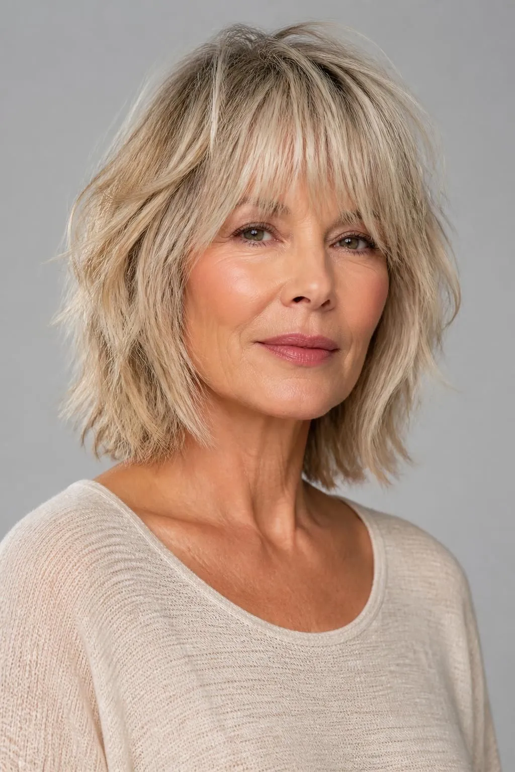 17 Textured Shag Hairstyles for Fine Hair Over 50 Wanting a Bold Modern Makeover 5 17 Textured Shag Hairstyles for Fine Hair Over 50 Wanting a Bold Modern Makeover
