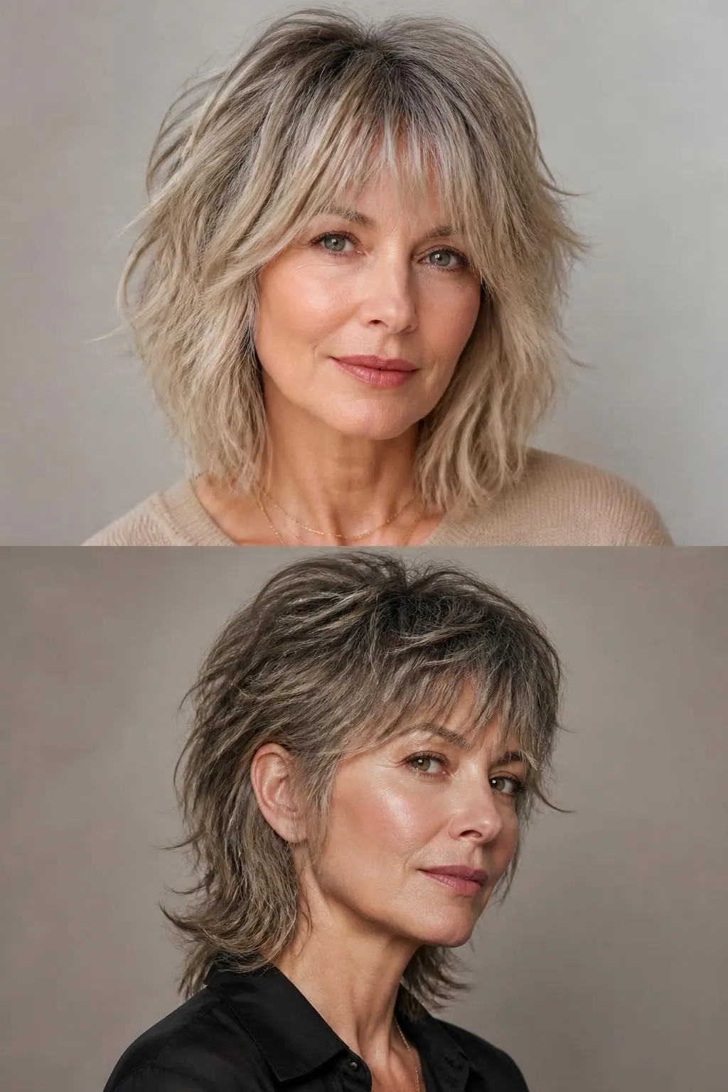 17 Textured Shag Hairstyles for Fine Hair Over 50 Wanting a Bold Modern Makeover 6 17 Textured Shag Hairstyles for Fine Hair Over 50 Wanting a Bold Modern Makeover