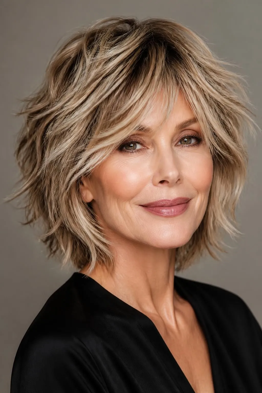 17 Textured Shag Hairstyles for Fine Hair Over 50 Wanting a Bold Modern Makeover 8 17 Textured Shag Hairstyles for Fine Hair Over 50 Wanting a Bold Modern Makeover