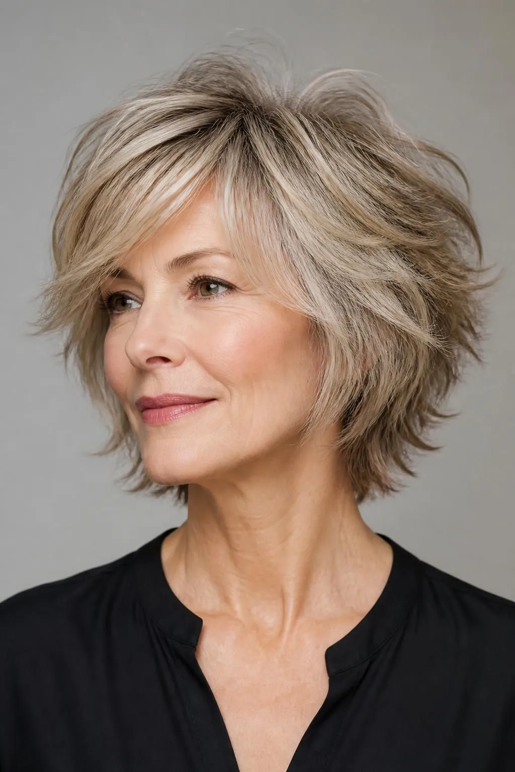 17 Textured Shag Hairstyles for Fine Hair Over 50 Wanting a Bold Modern Makeover 11 17 Textured Shag Hairstyles for Fine Hair Over 50 Wanting a Bold Modern Makeover