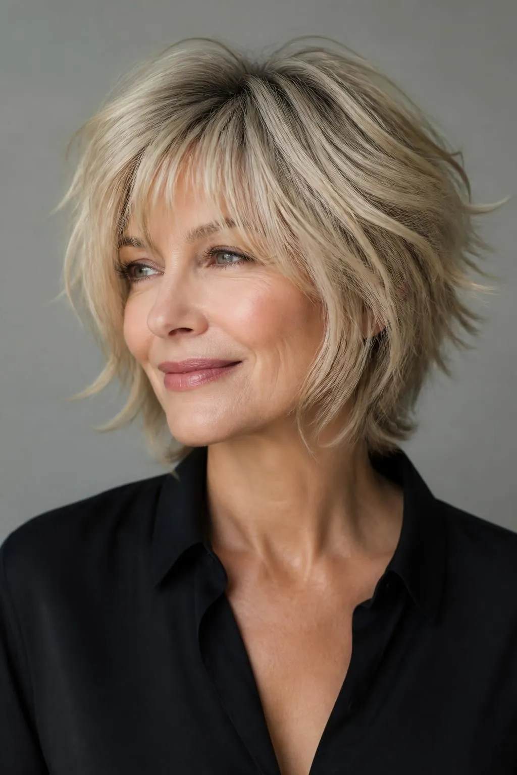 17 Textured Shag Hairstyles for Fine Hair Over 50 Wanting a Bold Modern Makeover 13 17 Textured Shag Hairstyles for Fine Hair Over 50 Wanting a Bold Modern Makeover