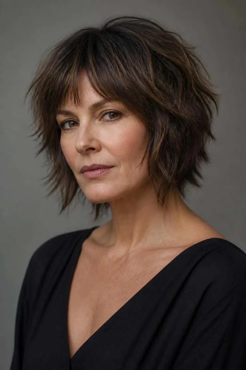 18 Textured Short Shag Haircuts For Women Over 40 With Serious Edge 4 18 Textured Short Shag Haircuts For Women Over 40 With Serious Edge