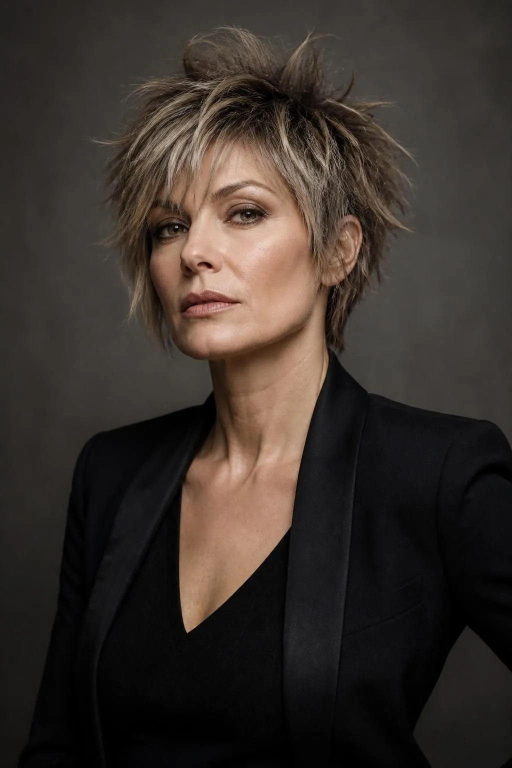 18 Textured Short Shag Haircuts For Women Over 40 With Serious Edge 5 18 Textured Short Shag Haircuts For Women Over 40 With Serious Edge