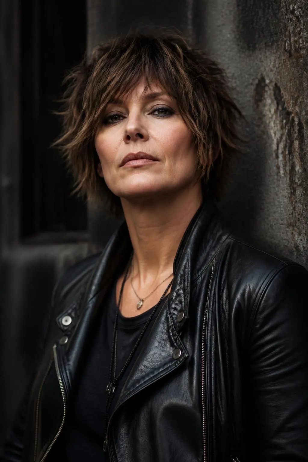 18 Textured Short Shag Haircuts For Women Over 40 With Serious Edge 7 18 Textured Short Shag Haircuts For Women Over 40 With Serious Edge