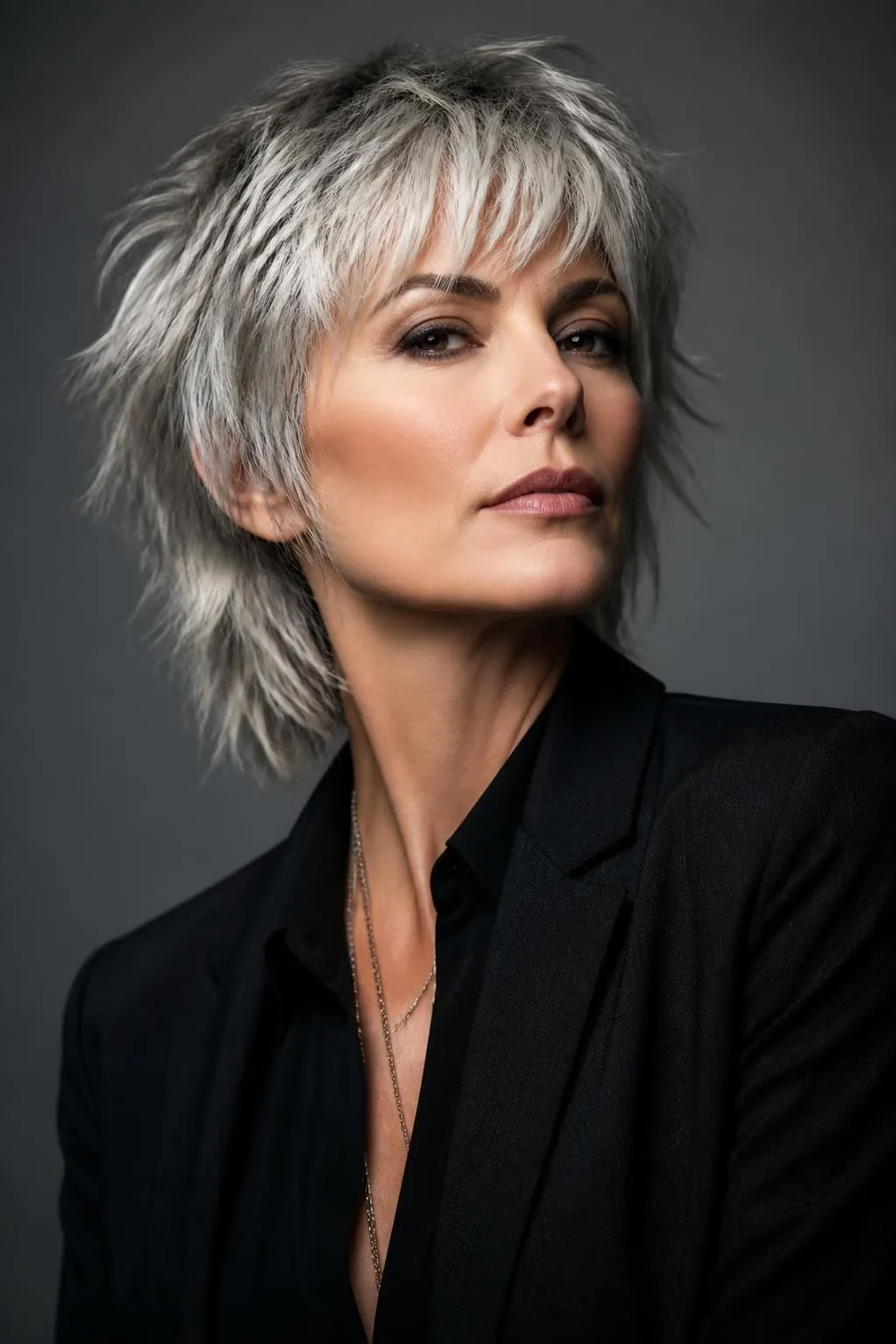 18 Textured Short Shag Haircuts For Women Over 40 With Serious Edge 9 18 Textured Short Shag Haircuts For Women Over 40 With Serious Edge