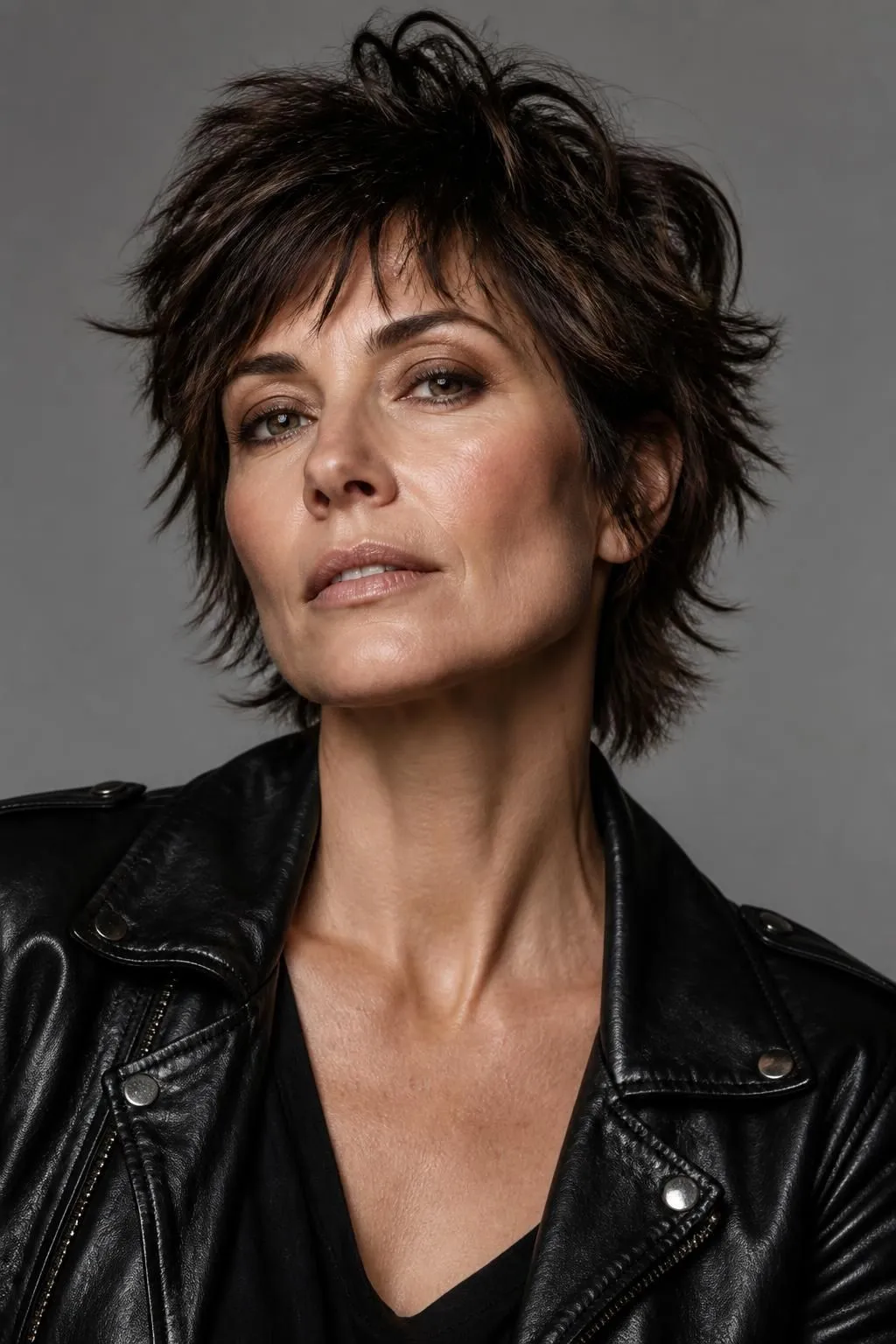 18 Textured Short Shag Haircuts For Women Over 40 With Serious Edge 14 18 Textured Short Shag Haircuts For Women Over 40 With Serious Edge