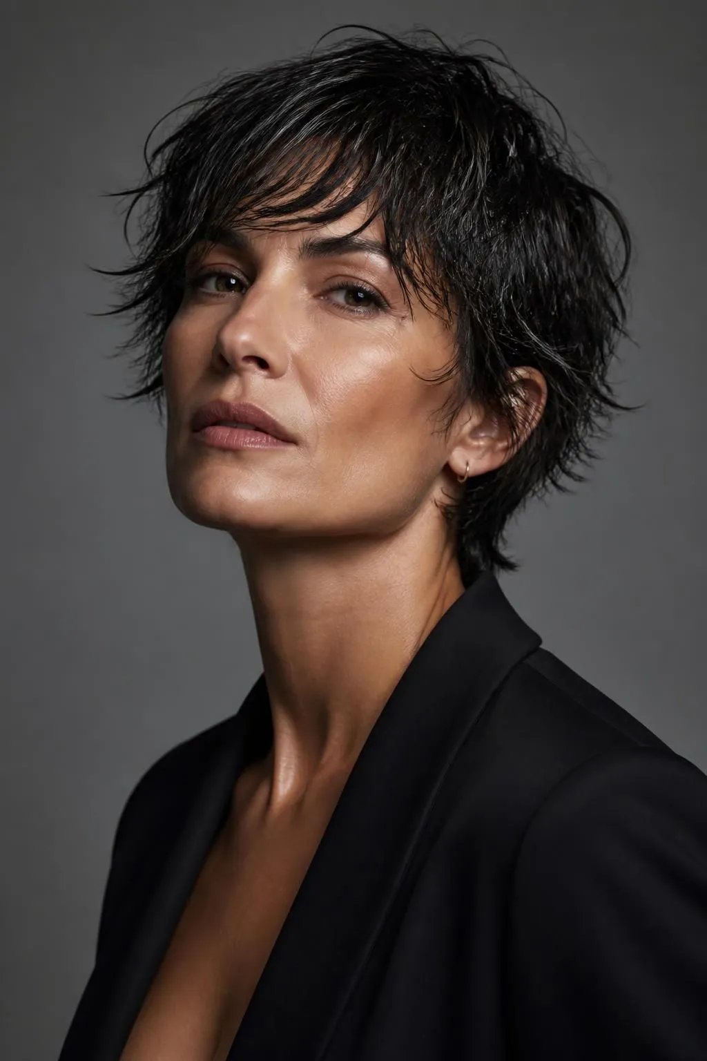 18 Textured Short Shag Haircuts For Women Over 40 With Serious Edge 18 18 Textured Short Shag Haircuts For Women Over 40 With Serious Edge