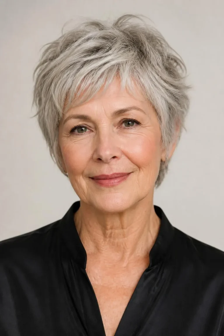 18 Textured Short Shag Haircuts for Women Over 70 Wanting an Effortless Chic Style