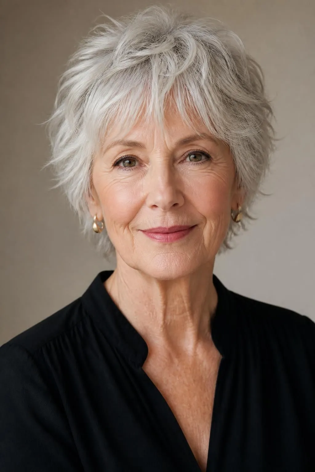 18 Textured Short Shag Haircuts for Women Over 70 Wanting an Effortless Chic Style