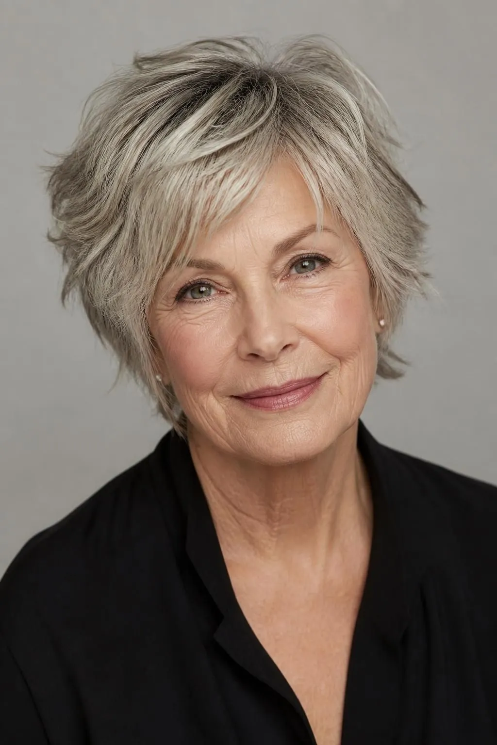 18 Textured Short Shag Haircuts for Women Over 70 Wanting an Effortless Chic Style