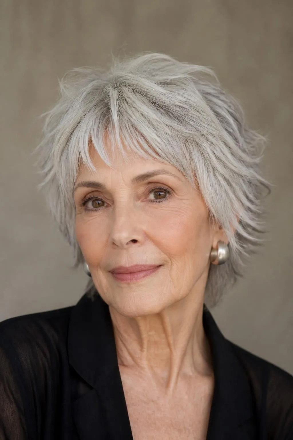 18 Textured Short Shag Haircuts for Women Over 70 Wanting an Effortless Chic Style