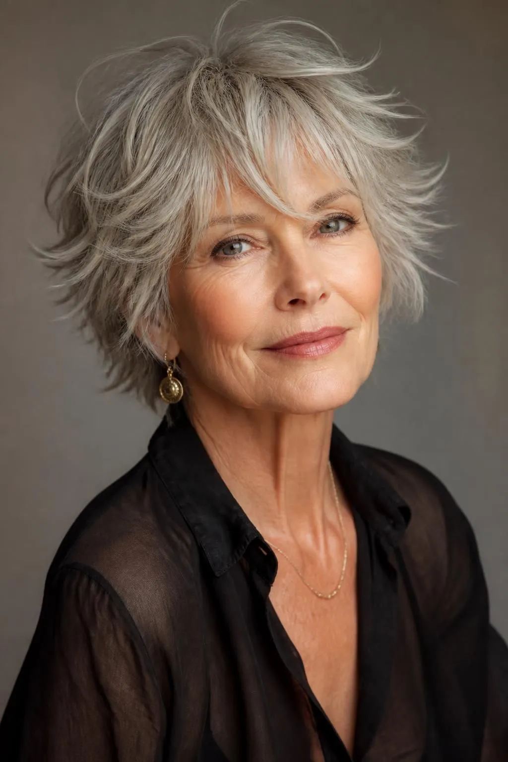 18 Textured Short Shag Haircuts for Women Over 70 Wanting an Effortless Chic Style