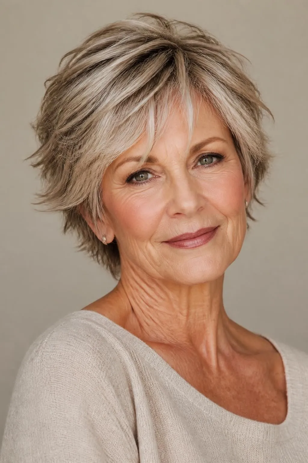 18 Textured Short Shag Haircuts for Women Over 70 Wanting an Effortless Chic Style