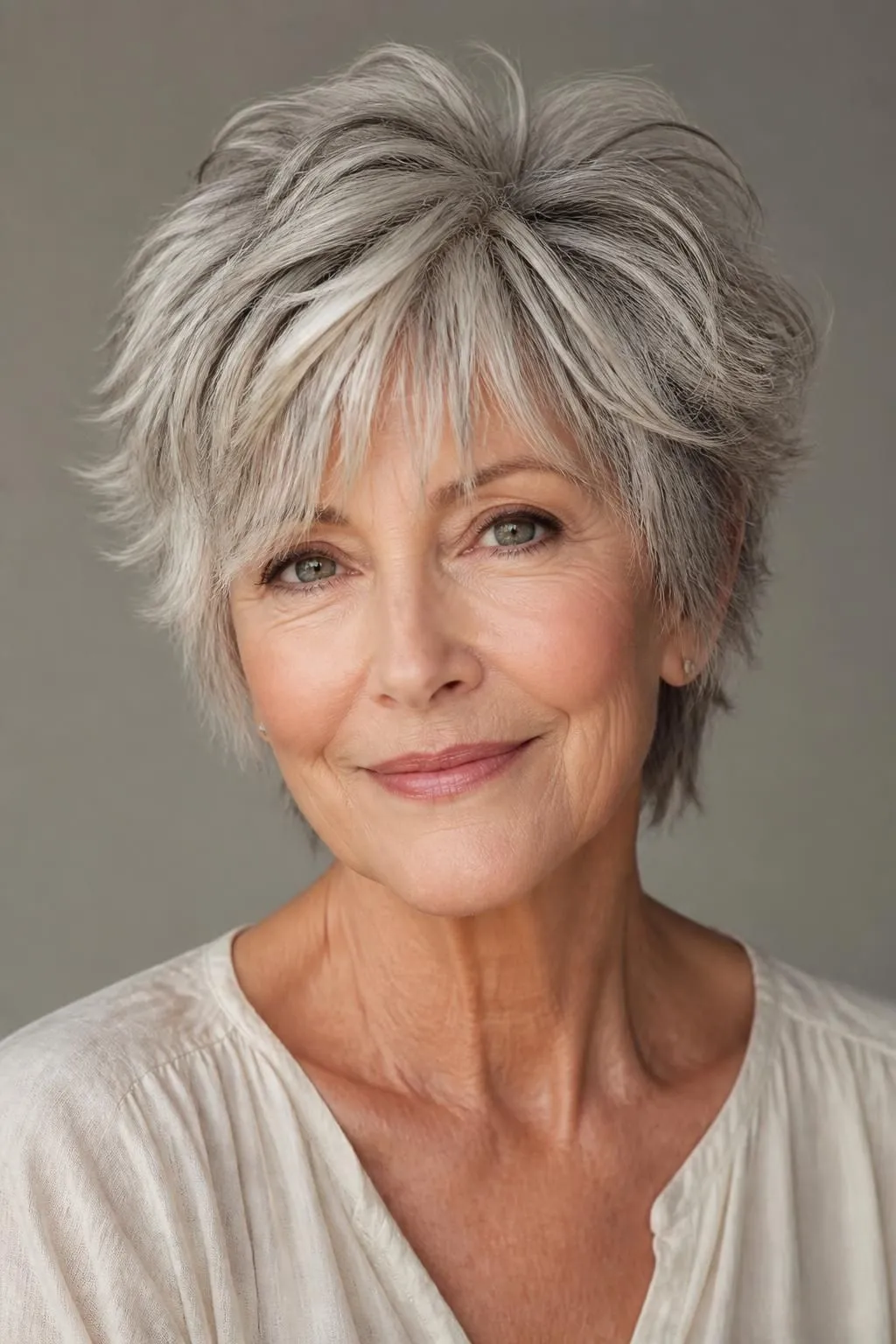 18 Textured Short Shag Haircuts for Women Over 70 Wanting an Effortless Chic Style