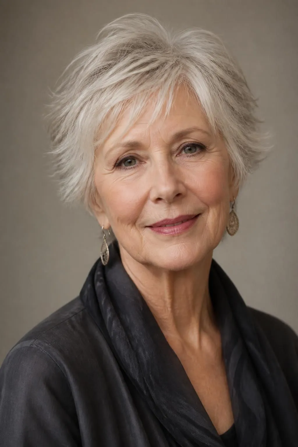 20 Wispy Short Shag Haircuts for Women Over 70 Wanting Delicate, Soft Face Framing