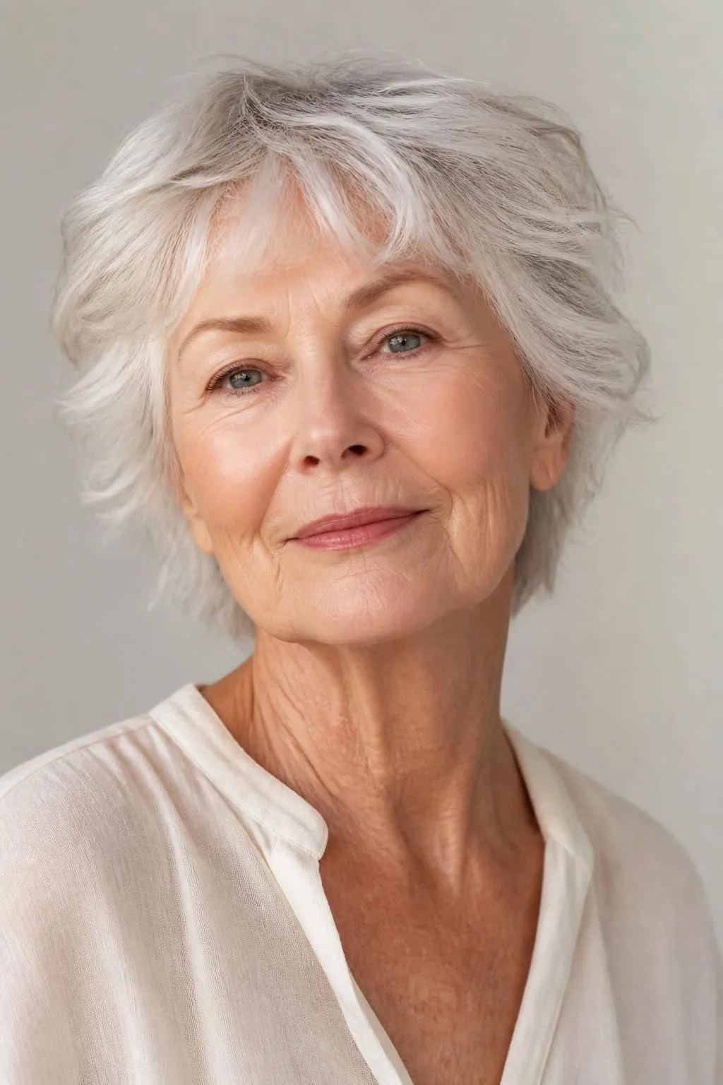 20 Wispy Short Shag Haircuts for Women Over 70 Wanting Delicate, Soft Face Framing